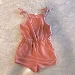 Crew cuts terry coverup. Coral.